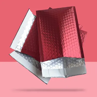 1000 Bubble Mailers shown at an angle that reveals the depth of the pack