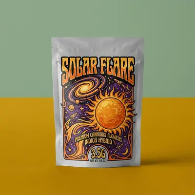 3.5 Mylar Bags shown at an angle that reveals the depth of the pack