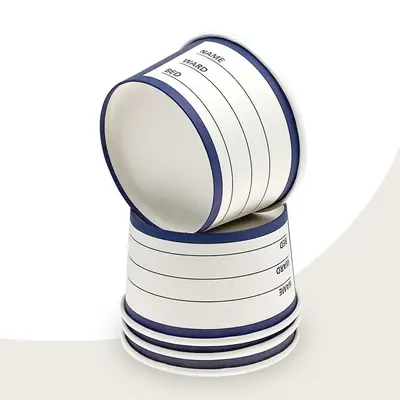 3 oz Paper Cups displayed with the closure detail visible