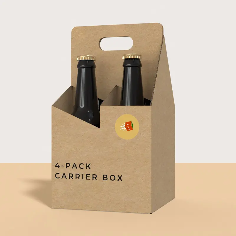 4 Inserts Carrier Boxes photographed to show finish and proportion