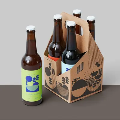 4 Inserts Carrier Boxes presented alongside its printed surface detail