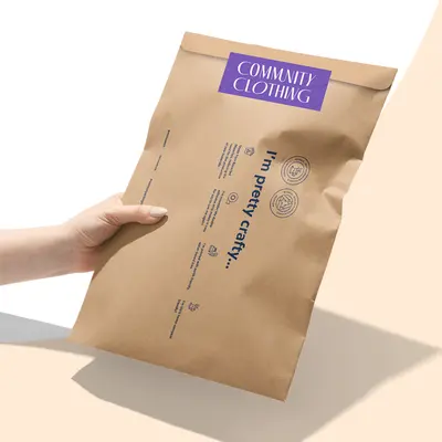 500 Bubble Mailers shown as a finished custom-printed pack