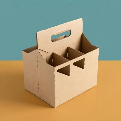 6 Inserts Carrier Boxes presented alongside its printed surface detail
