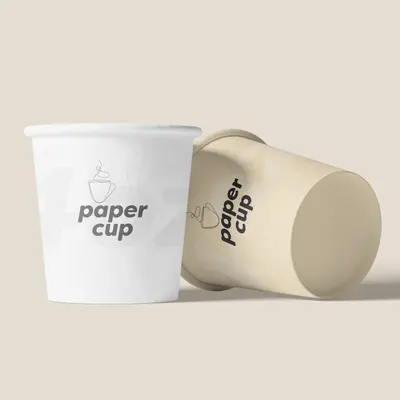 6 oz Paper Cups shown as a finished custom-printed pack