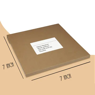 7 Inch Vinyl Mailers photographed from a second angle showing the side panel