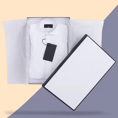 Apparel Packaging shown as a finished custom-printed pack