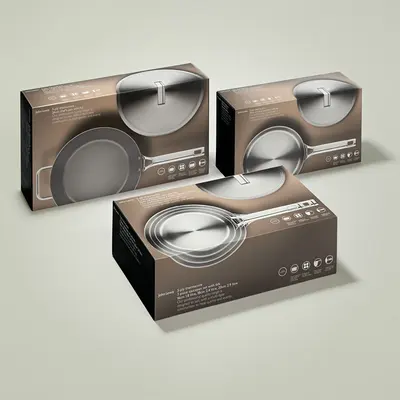 Appliances Packaging shown at an angle that reveals the depth of the pack
