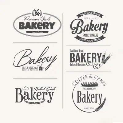 Bakery Labels shown as a finished custom-printed pack
