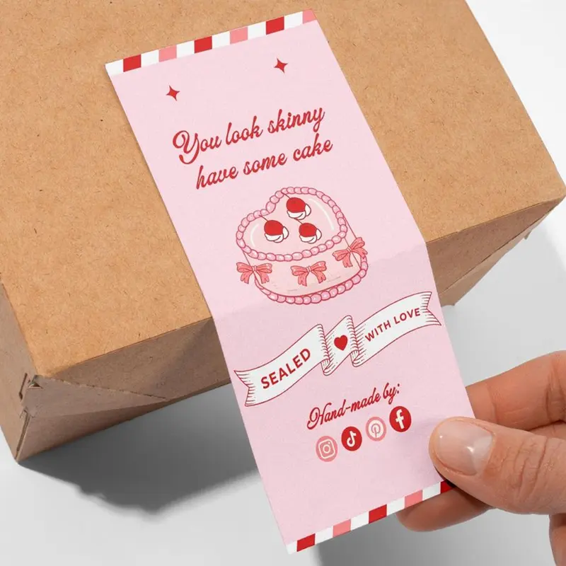 Bakery Labels produced as custom labels