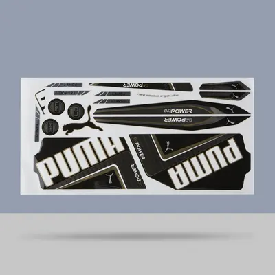 Bat Knob Stickers photographed from a second angle showing the side panel