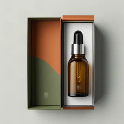 Beard Oil Boxes displayed with the closure detail visible