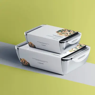 Belly Band Packaging shown at an angle that reveals the depth of the pack