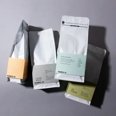 Belly Band Packaging photographed to show the finish across the panel