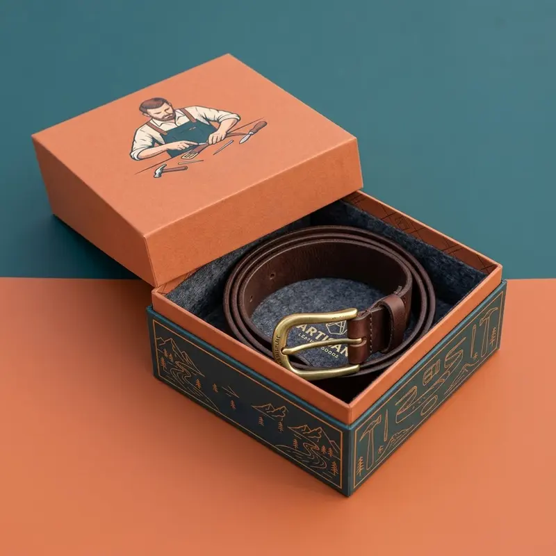 Belt Boxes photographed to show finish and proportion