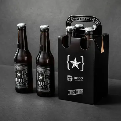 Beverage Gift Boxes displayed with the closure detail visible