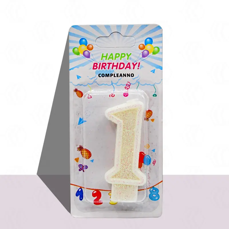 Birthday Candle Packaging produced as custom gift boxes