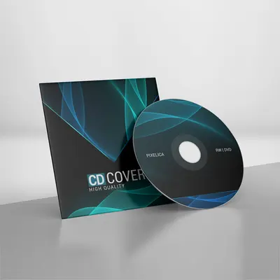 Black CD Sleeves shown at an angle that reveals the depth of the pack