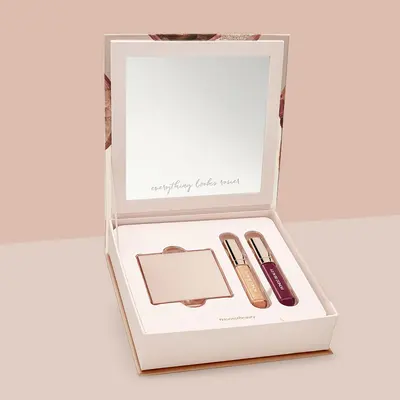 Blush Boxes shown as a finished custom-printed pack