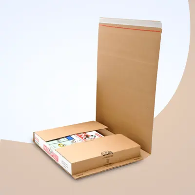 Book Mailers shown as a finished custom-printed pack