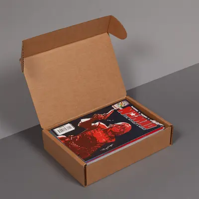 Book Mailers shown at an angle that reveals the depth of the pack