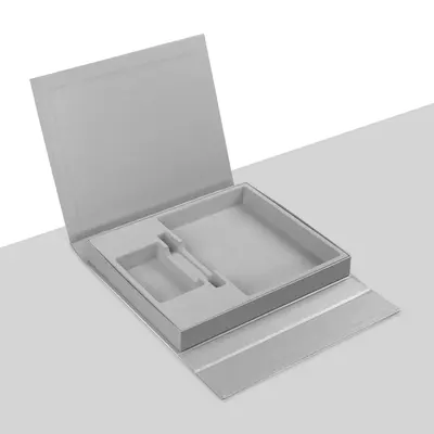 Booklet Boxes with Inserts shown as a finished custom-printed pack