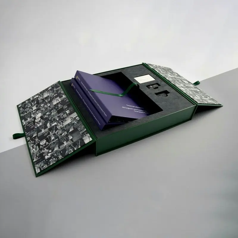 Booklet Boxes with Inserts produced as custom packaging inserts