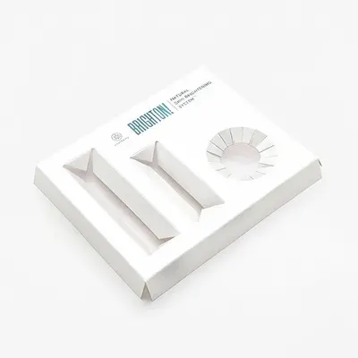Bottle Product Inserts shown as a finished custom-printed pack