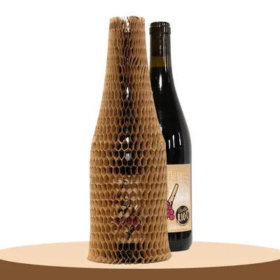 Bottle Sleeves Packaging shown at an angle that reveals the depth of the pack