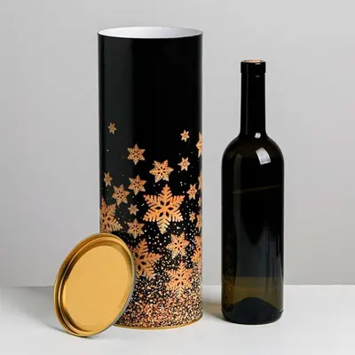 Bottle Tube Packaging photographed to show the finish across the panel