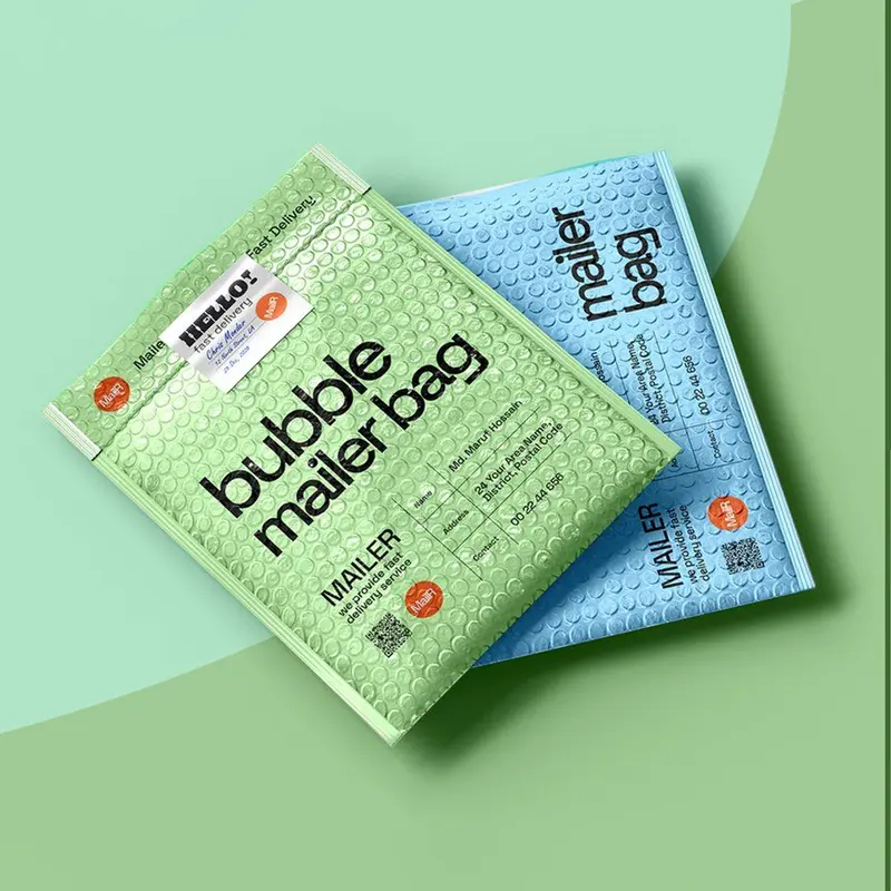 Branded Bubble Mailers from the custom mailers range