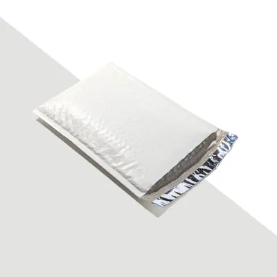 Bubble Mailers photographed from a second angle showing the side panel