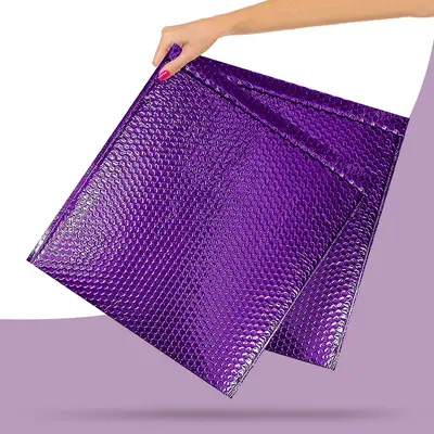 Bubble Mailers shown at an angle that reveals the depth of the pack