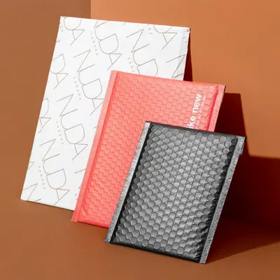 Bubble Mailers shown in a retail presentation setting