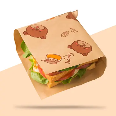 Burger Sleeves presented alongside its printed surface detail