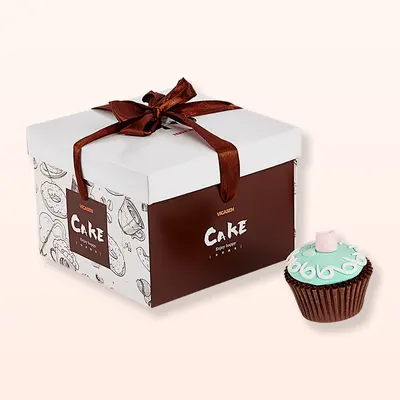 Cake Boxes shown at an angle that reveals the depth of the pack