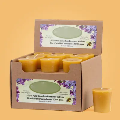 Candle Display Boxes shown as a finished custom-printed pack