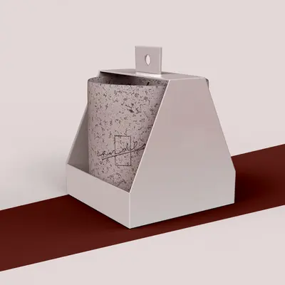 Candle Display Boxes shown at an angle that reveals the depth of the pack