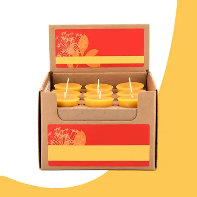 Candle Display Boxes photographed to show the finish across the panel