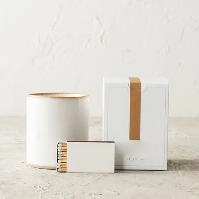 Candle Gift Boxes photographed to show the finish across the panel