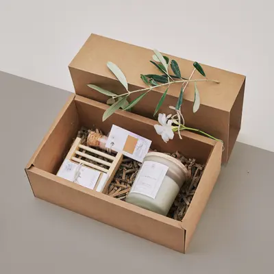 Candle Subscription Boxes captured to show scale and proportion