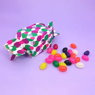 Candy Boxes photographed to show the finish across the panel