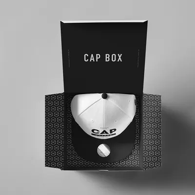 Cap Boxes displayed with the closure detail visible