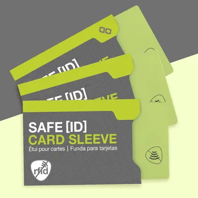 Card Sleeves Packaging shown at an angle that reveals the depth of the pack