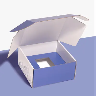 Cardboard Box Inserts photographed from a second angle showing the side panel