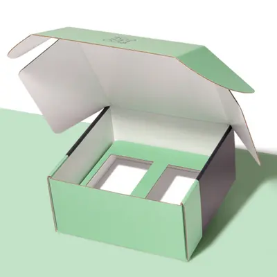 Cardboard Box Inserts displayed with the closure detail visible
