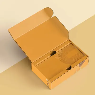 Cardboard Box Inserts shown at an angle that reveals the depth of the pack