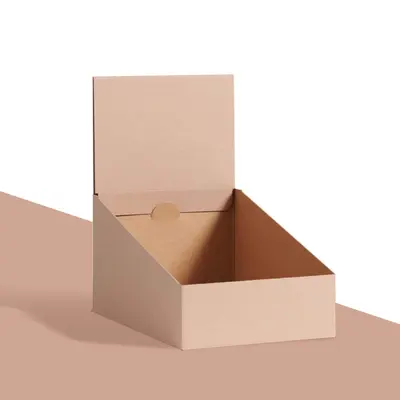 Cardboard Display Boxes shown as a finished custom-printed pack