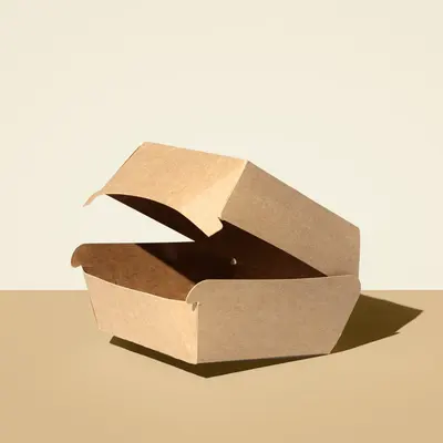 Cardboard Snack Boxes shown at an angle that reveals the depth of the pack