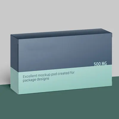 CBD Dissolvable Sleep Tablets Boxes shown as a finished custom-printed pack