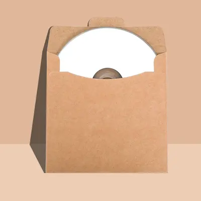 CD Sleeves shown at an angle that reveals the depth of the pack